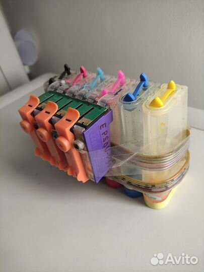 Снпч с чипами сброса на принтер Epson P50