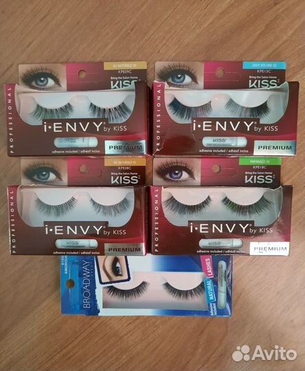 Новые накладные ресницы Kiss.Разные длина и форма