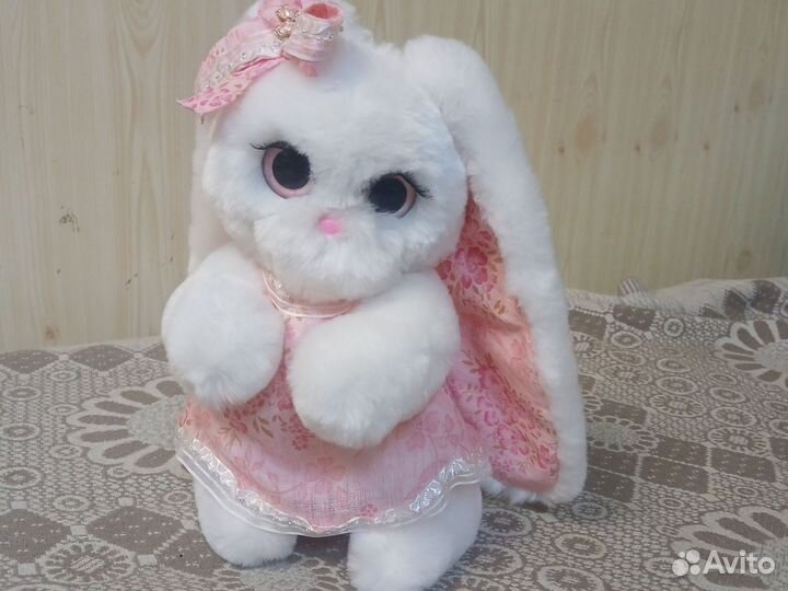 Мягкая игрушка зайка, ручной работы