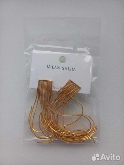 Бижутерия серьги новые