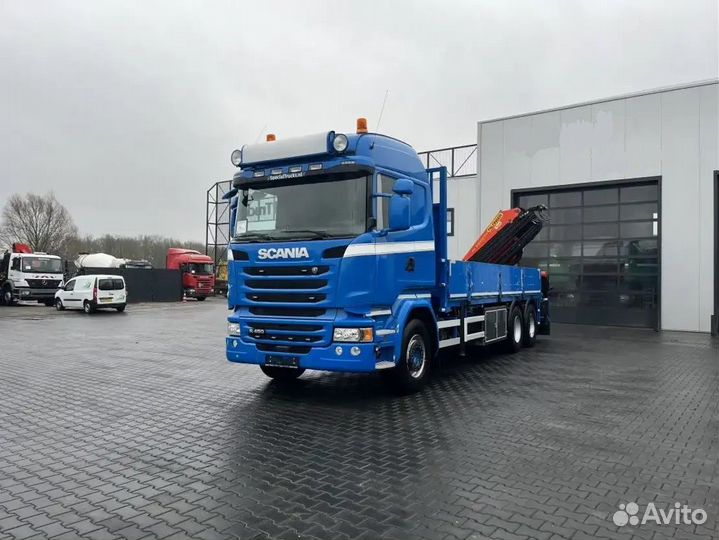 Scania R-series с КМУ, 2016