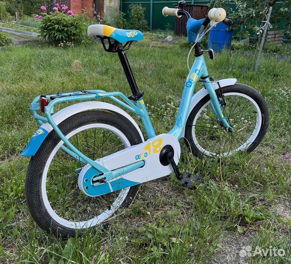 Велосипед Scool niXe 18 мятный