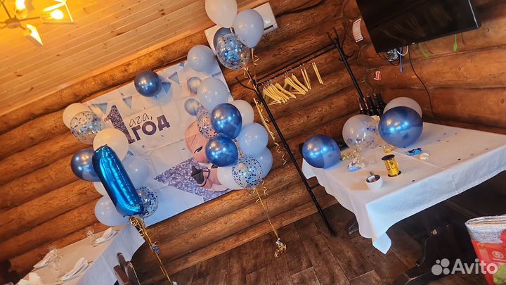 Банер на день рождения 1 год