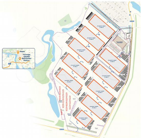 Склад, 7300 м²
