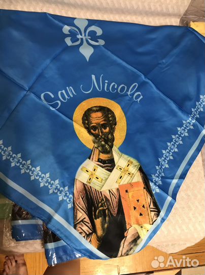 Шелковый платок Италия, г.Бари