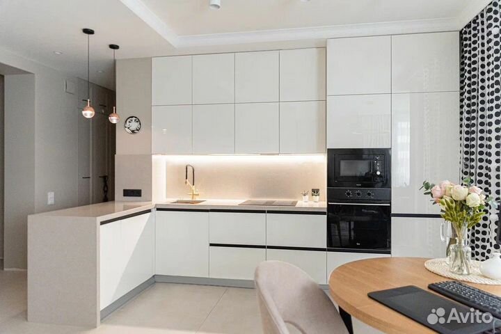 Цена за всю кухню эмаль. Кухня на заказ ars 7086