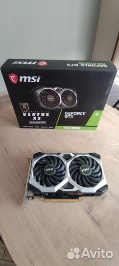 Видеокарта MSI GTX 1660 super ventus OC 6Gb