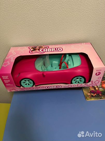 Машинка автомобиль розовый для девочек
