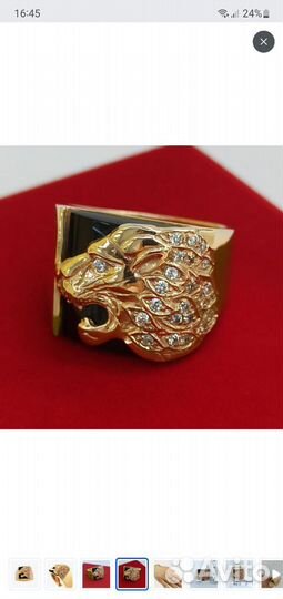 Золотое кольцо мужское перстень