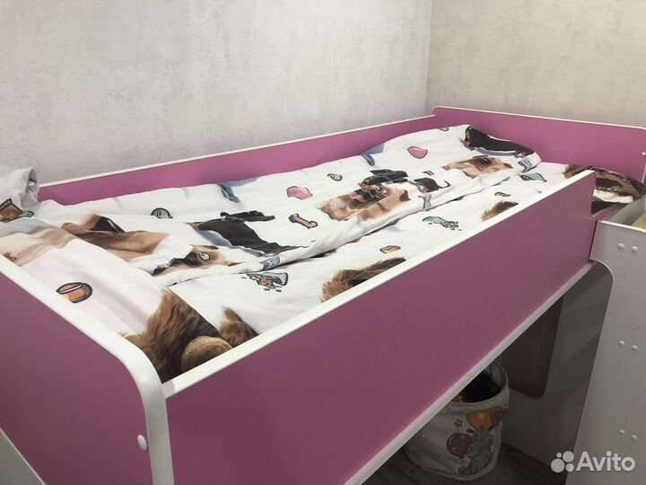 Детская кровать чердак для девочки