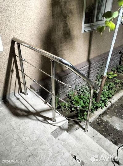 Перила с поручнем пвх