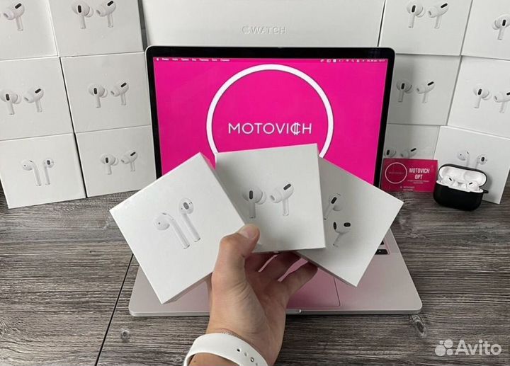 AirPods Pro / 2 / 3 + чехол, чек, гарантия