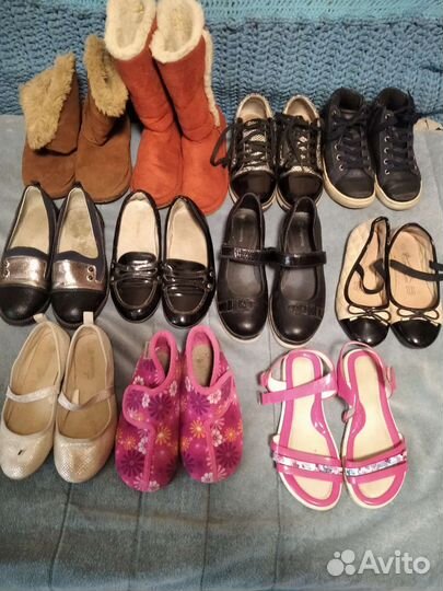 Обувь пакетом для девочки