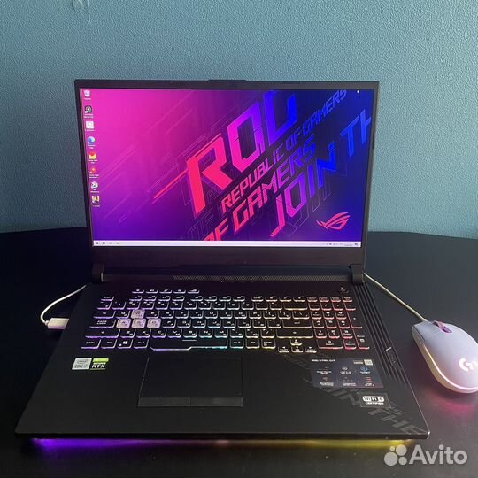 Игровой ноутбук i7 10875 + Rtx 2070 super