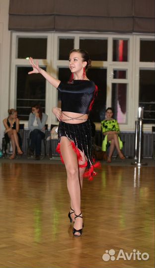 Платье для бальных танцев латина ю2