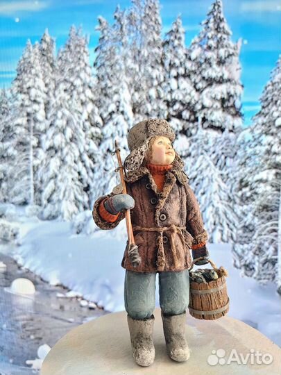 Ватные елочные игрушки