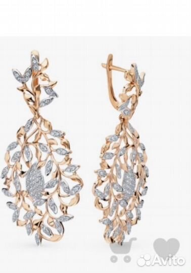 Золотые серьги