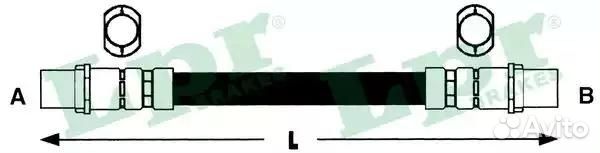 6T47951 Шланг тормозной