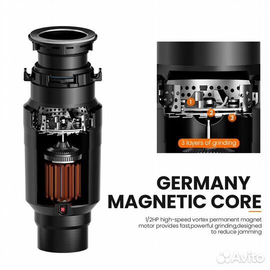 Измельчитель пищевых отходов miui EJ-S55