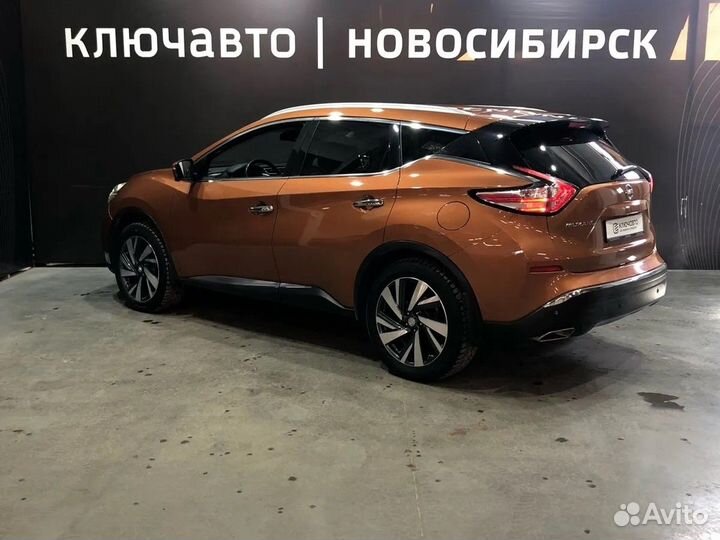 Nissan Murano 3.5 CVT, 2017, 109 000 км