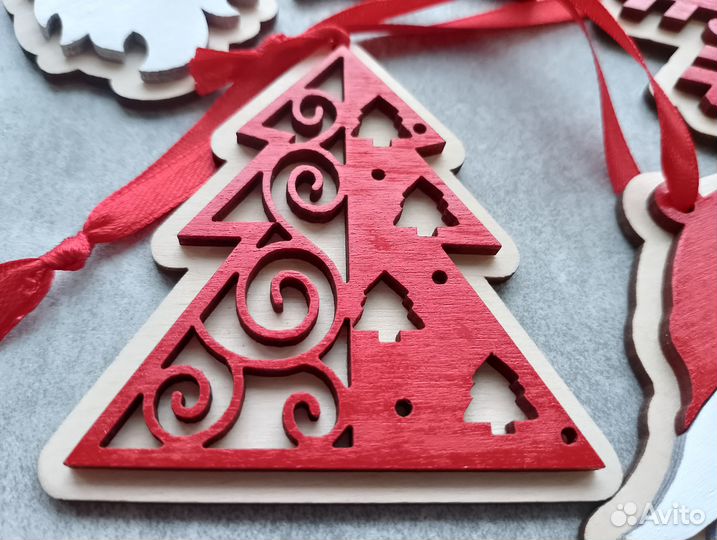 Набор ёлочных игрушек