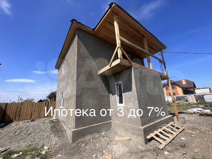 Коттедж 90 м² на участке 6 сот.