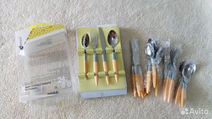 Набор столовых приборов 24 предмета.Новый