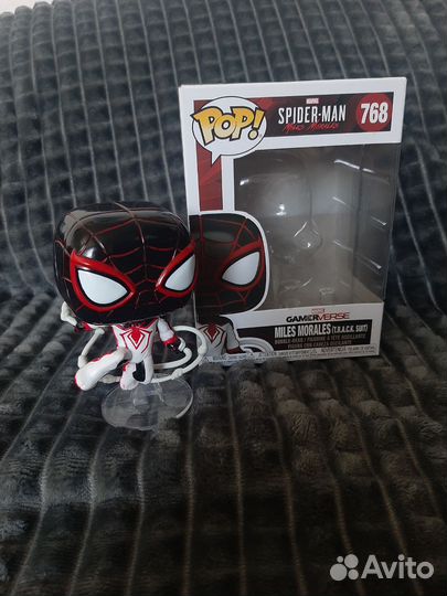 Фигурка Fanko POP Miles Morales (T.R.E.C.K suit)