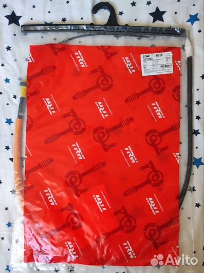 Трос ручного тормоза слева - Рено симбол