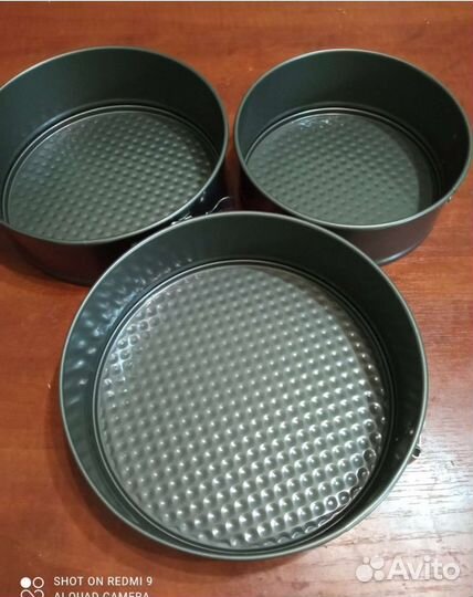 Разьемеые формы для выпечки 3шт