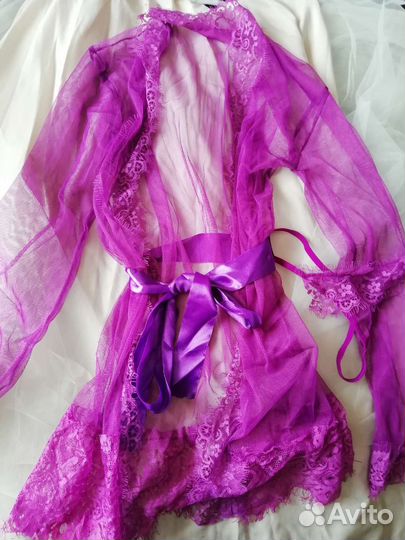 Кружевной халат