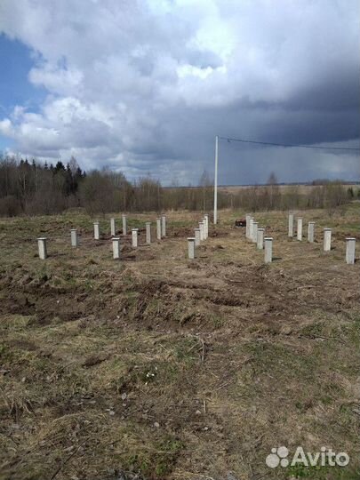 Монтаж свай / Забивные сваи / Фундамент под ключ