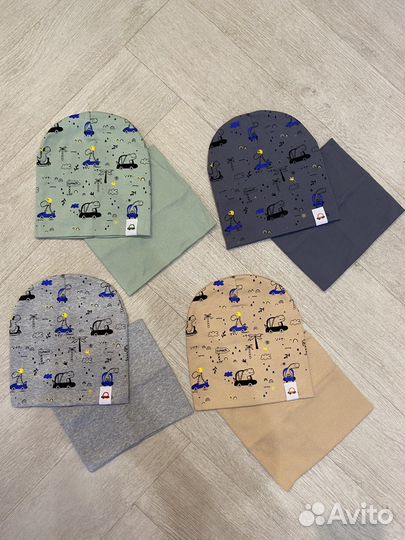 Комплект шапка и снуд
