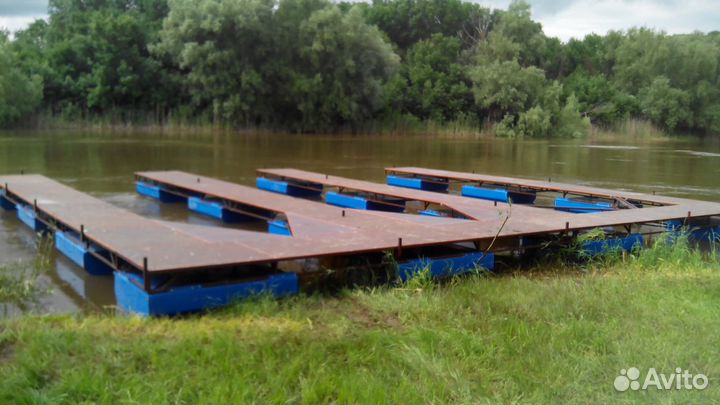 Понтон-паук для катера, сборный причал (к)