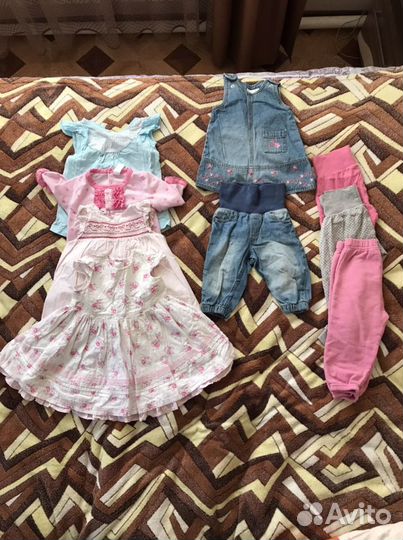 Пакет вещей на девочку до года