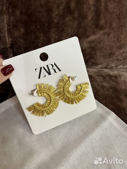 Серьги Zara новые