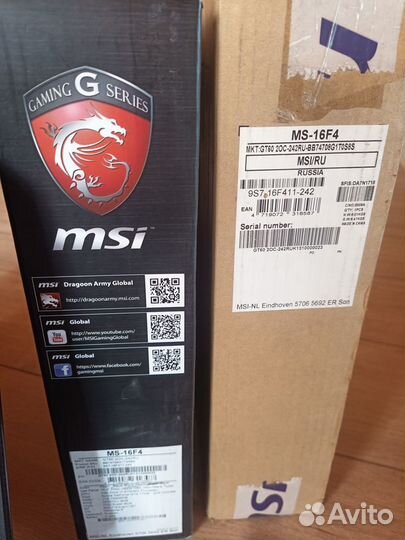 Ноутбук MSI-16F4 GT60 20C-242RU