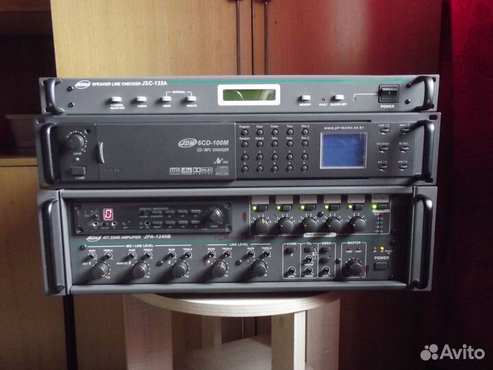 Усилитель трансляционный JPA. проигрыватель cd-mp3