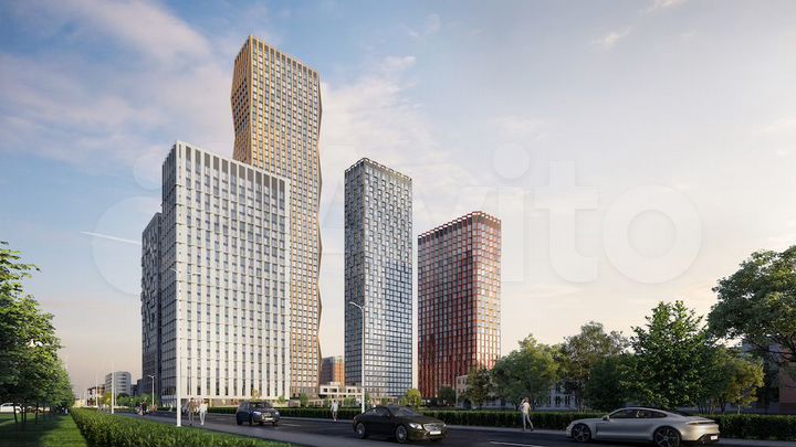 Квартира-студия, 25,6 м², 3/23 эт.