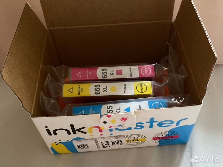 Картридж hp 655 комплект совместимых картриджей