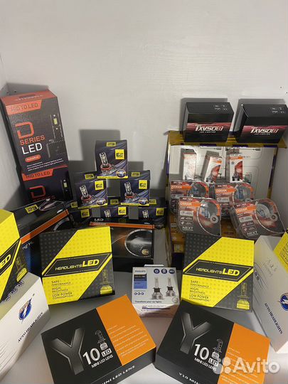 Галогенные,led лампы на авто