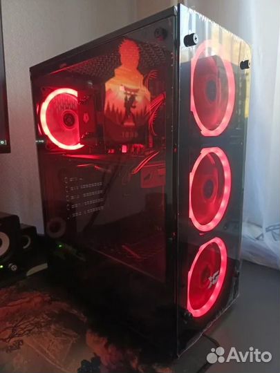 Корпус для пк XG Dark Shadow с закаленным стеклом