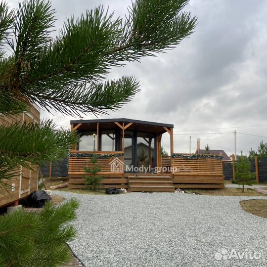 Каркасный модульный дом