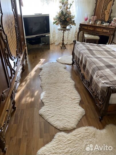 Ковер-шкура овечья натуральная