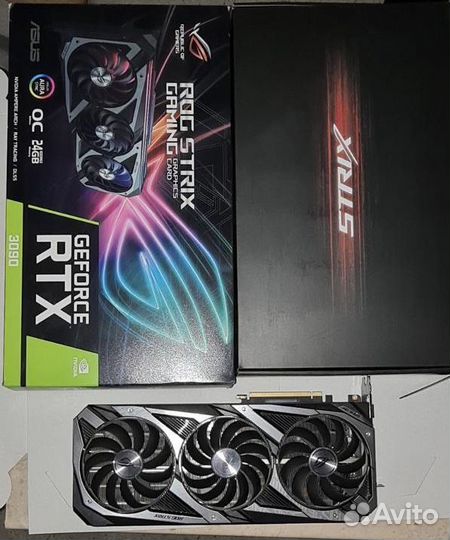 Видеокарта asus ROG Strix RTX 3090 OC 24 GB