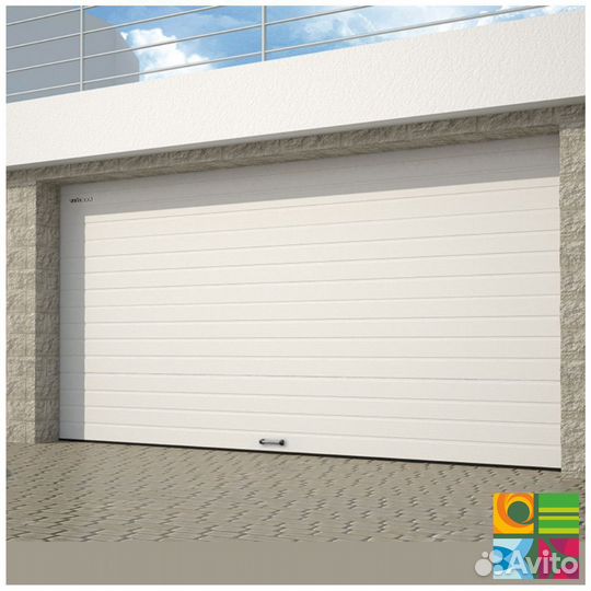 Секционные ворота для гаража alutech