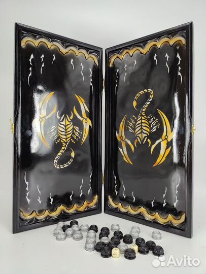 Нарды Литые Паук (скорпион)