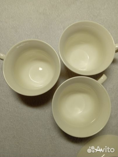 Чайные чашки и блюдца фарфор