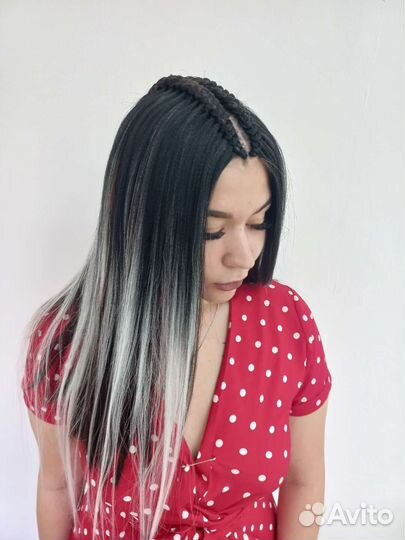 Афрокосы, брейды с канекалоном