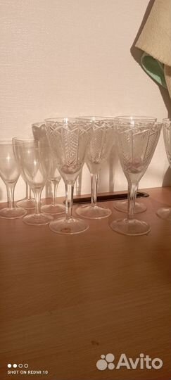 Фужеры хрустальные СССР